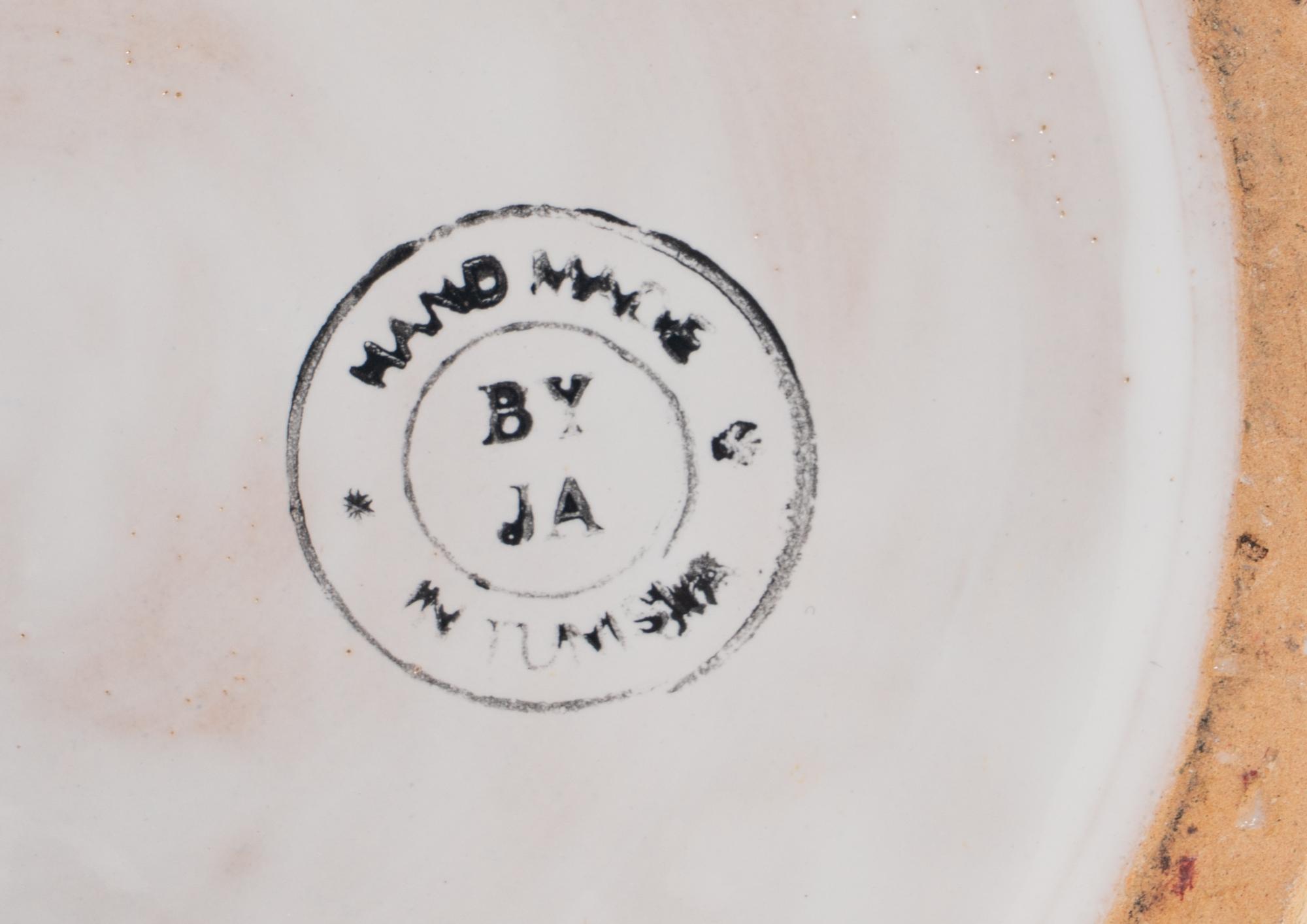 Two Faience Table Articles