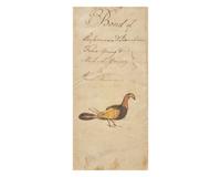 A Fraktur Bookplate and an Illuminated Indenture, Pennsylvania, Dated "1810" and "1801"