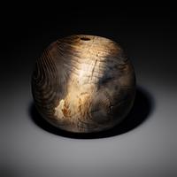 Black Pot Dawn turned wood vessel, 2000