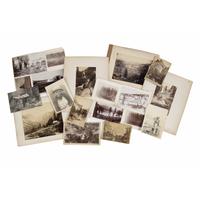 [Yosemite]. A group of 30 albumen prints, snapshots, etc.