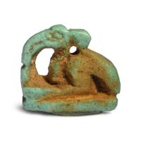 An Egyptian Faience Ibis