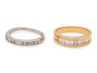 A Collection of Gold and Diamond Rings,