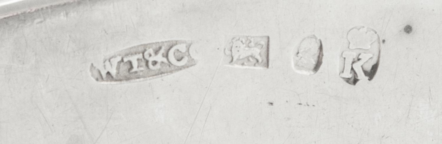 A George III Silver Bread Tray, W. Tucker & Co., Sheffield, 1809, of rectangular form with rounded corners, the gadroon rim worked to s