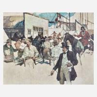 Frank Earle Schoonover (American, 1877–1972) No Longer Was Guthrie a City of Tents