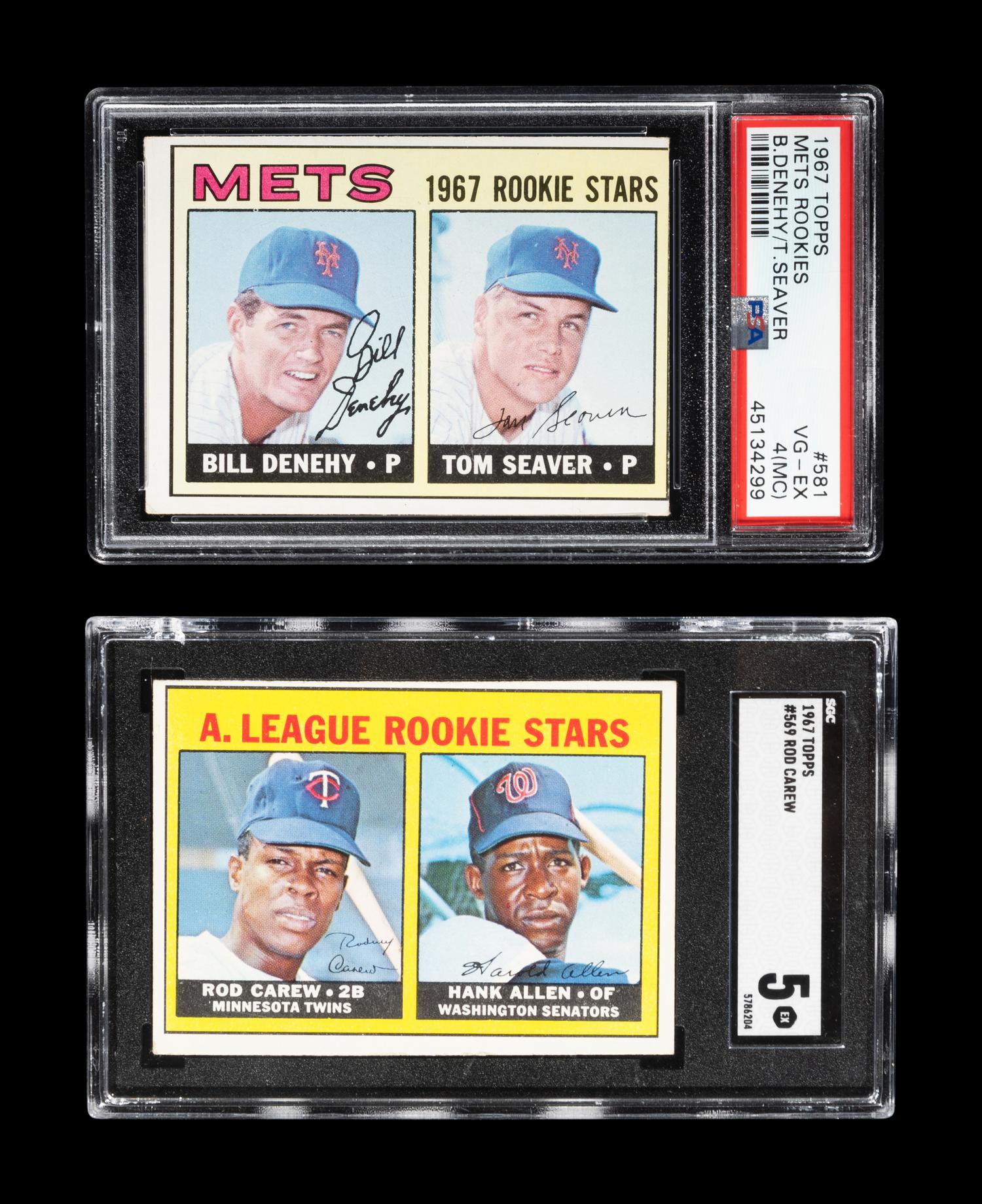 A Complete Set of 1967 Topps Baseball Cards Including Tom Seaver Rookie (609/609)