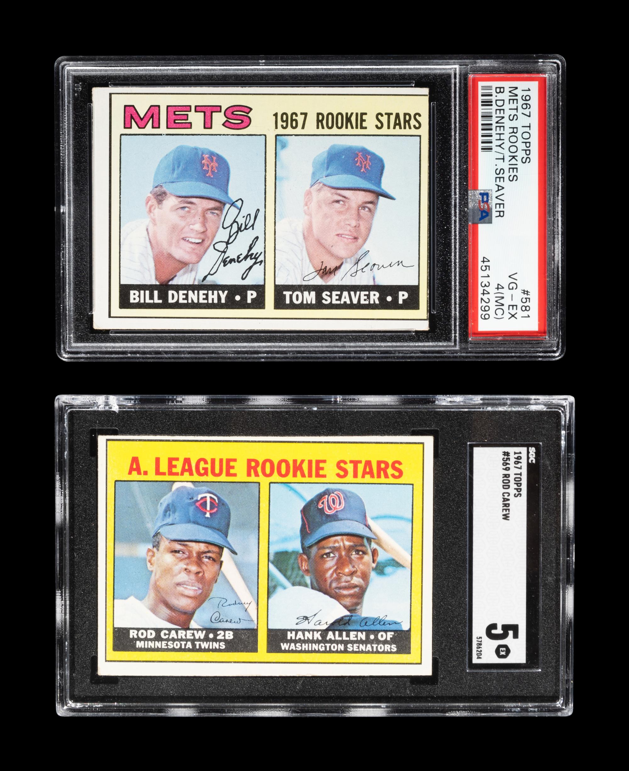 A Complete Set of 1967 Topps Baseball Cards Including Tom Seaver Rookie (609/609)