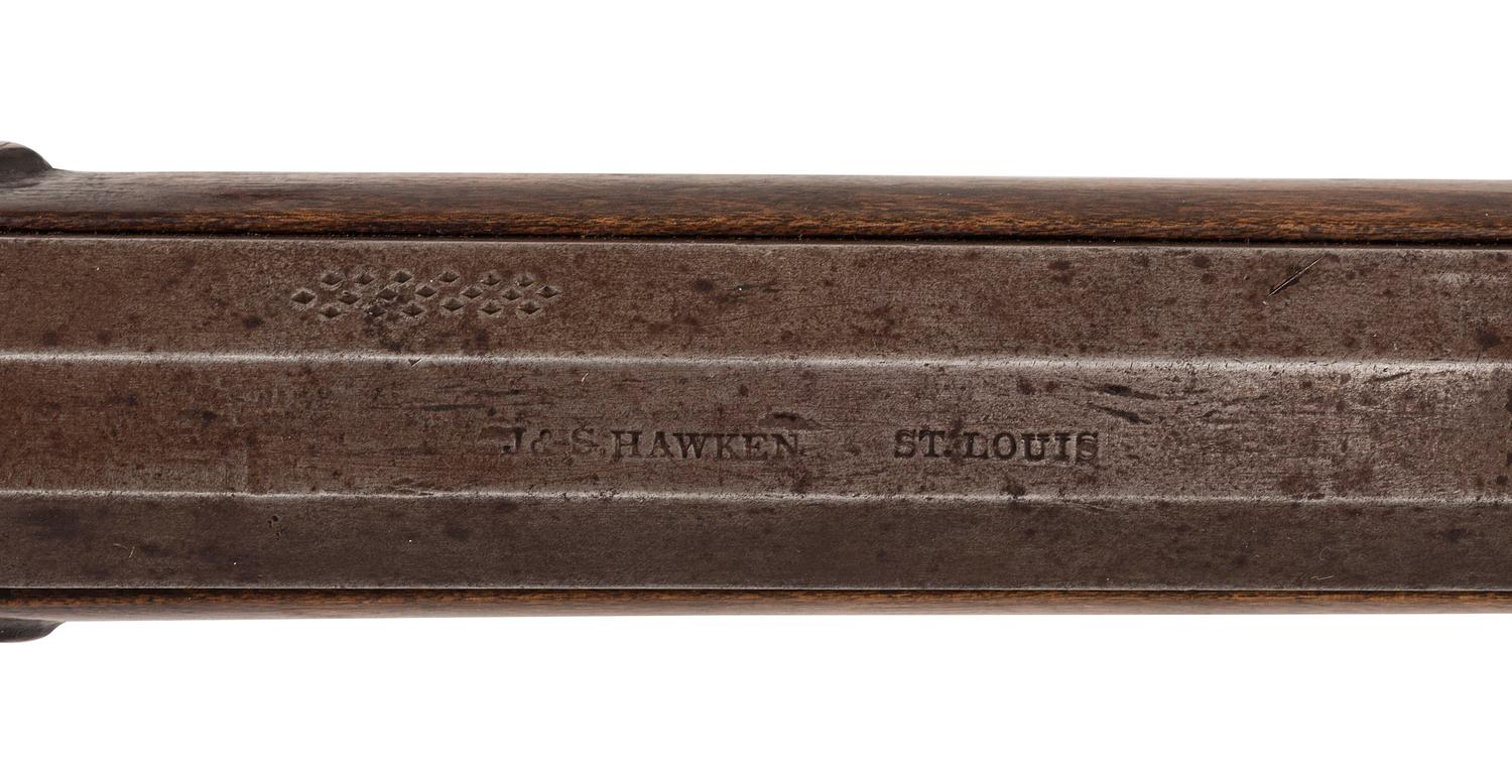 Shortened J&S Hawken Percussion Plains Rifle