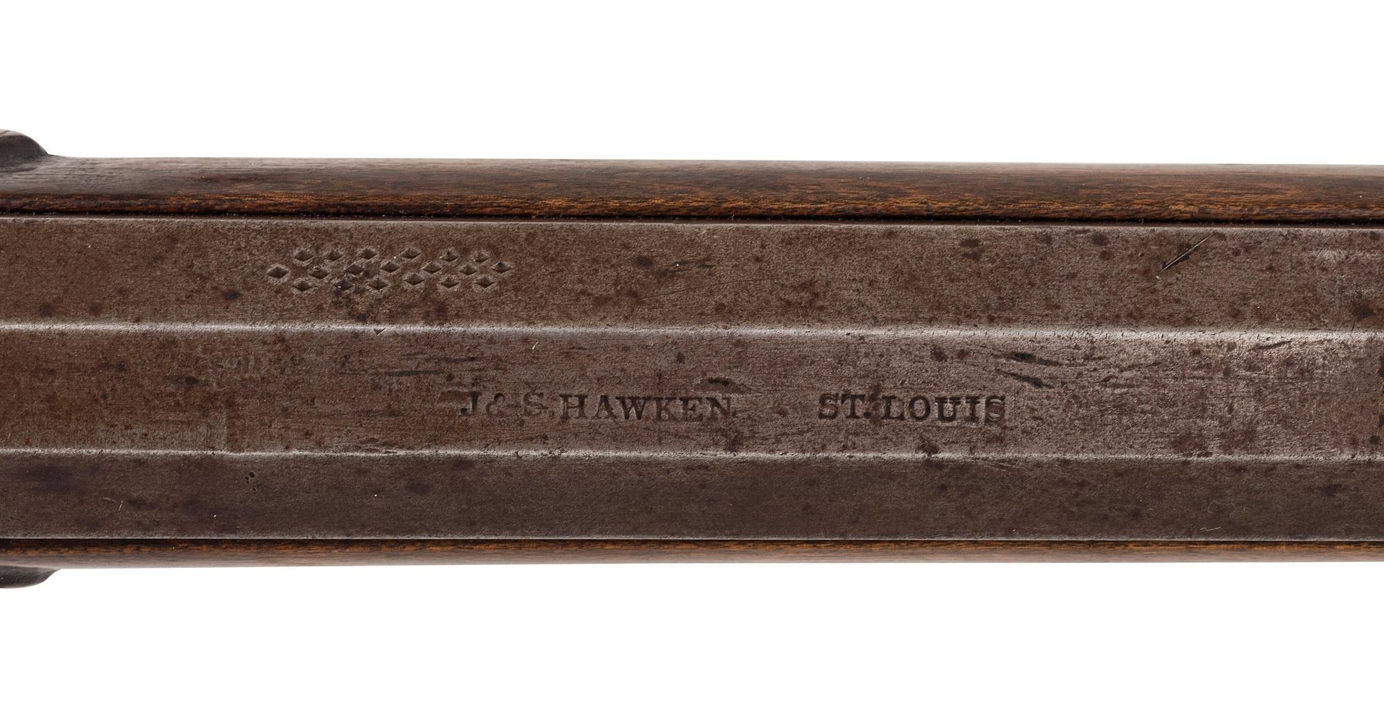 Shortened J&S Hawken Percussion Plains Rifle