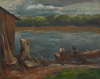 Shad Fishermen , 1930s
