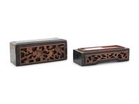 Three Chinese Carved Wood Articles