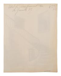 A group of three photographs ( Escalier, rue Beautreilles 7, 1904 (4e arr) , 1903-1904; Hôtel de Beauffremont, rue de Grenelle 87 , 1901; Hôtel de Grancry, 83 rue Richelieu , 1907)