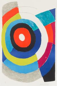 Sonia Delaunay, (Ukranian, 1885-1979), Composition concentrique, c. 1970
