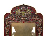 Three Jay Strongwater Enameled and Jeweled Easel Back Picture Frames