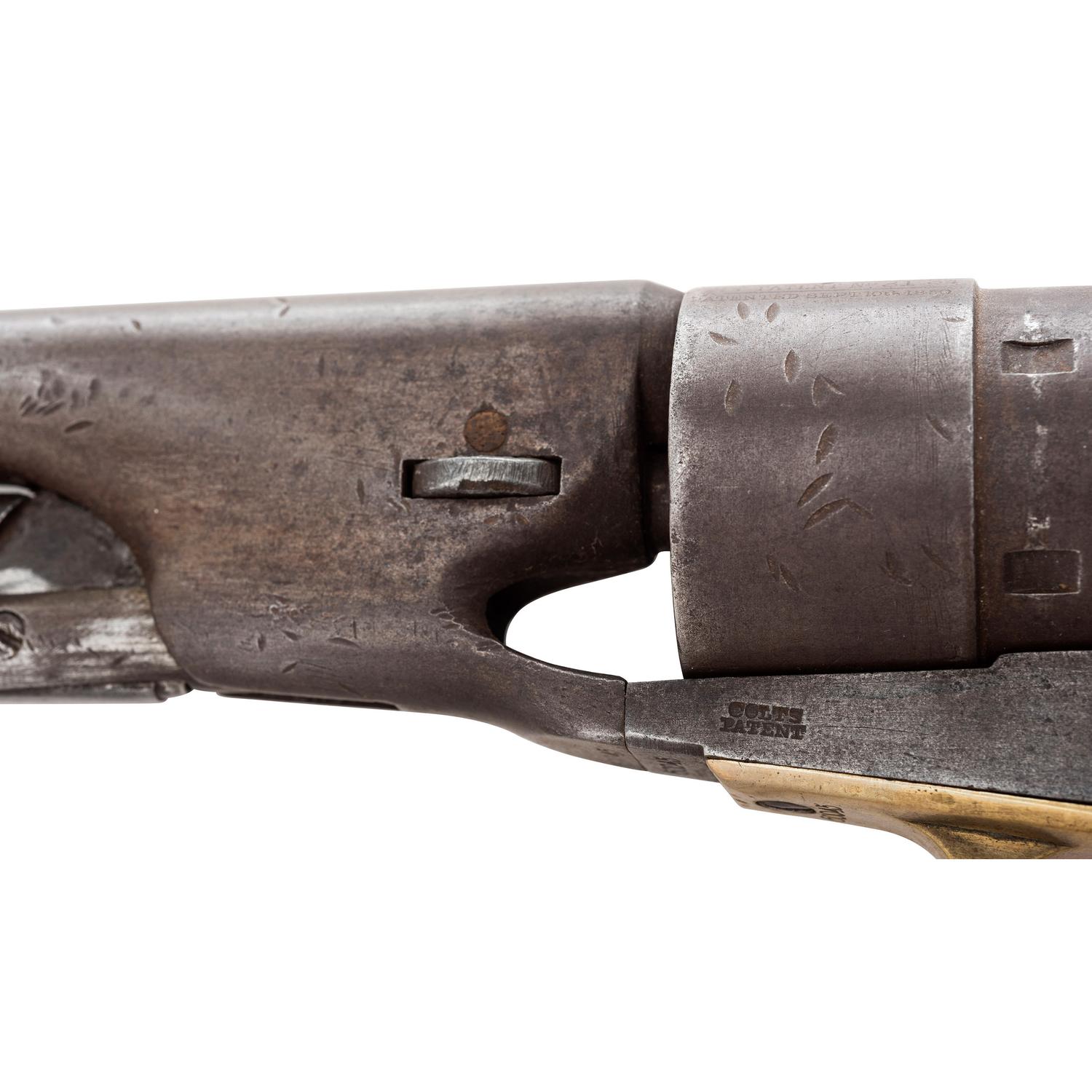 Colt Model 1860 Army Revolver & Holster Identified to James S. Huston with Documents & Image
