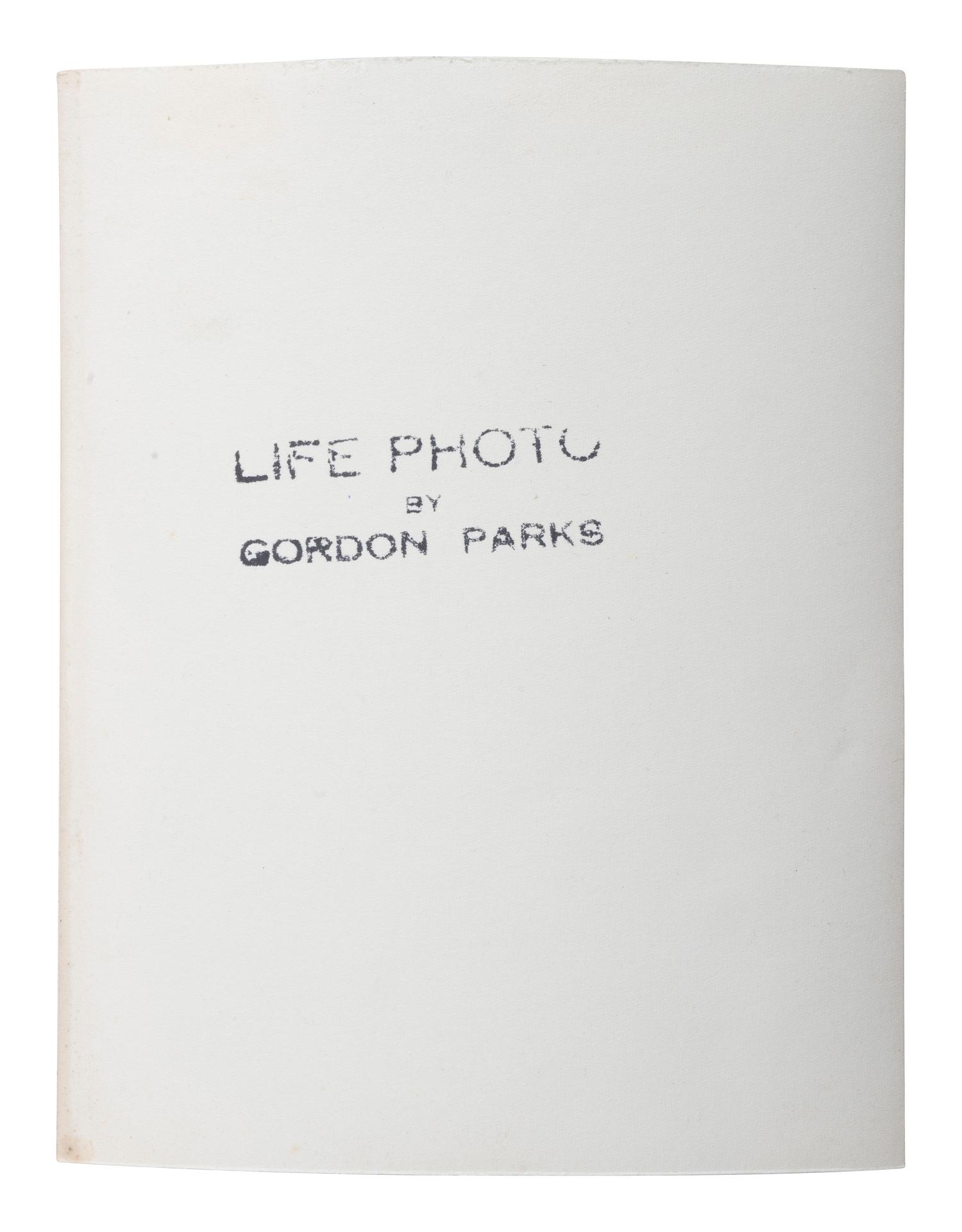 [PHOTOGRAPHY]. PARKS, Gordon (1912-2006), photographer. Untitled (Portrait of an unidentified African American man). Ca 1950.