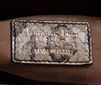 Christian Dior Tan Python Lady Dior Bag, 2019