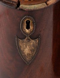 Two George III Mahogany Knife Boxes