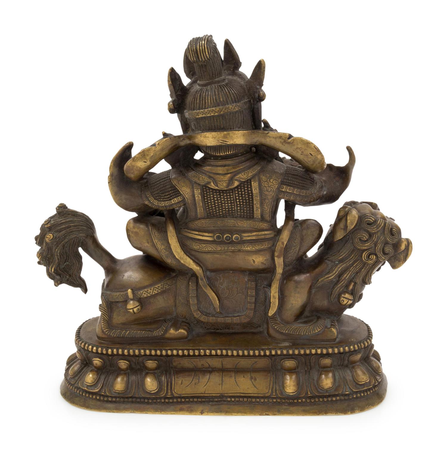 A Bronze Figure of a Vaiśravana
