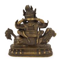 A Bronze Figure of a Vaiśravana