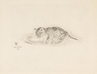 FOUJITA, TSUGOUHARA. 20 etchings from A Book of Cats. New York, 1930. One signed in pencil.