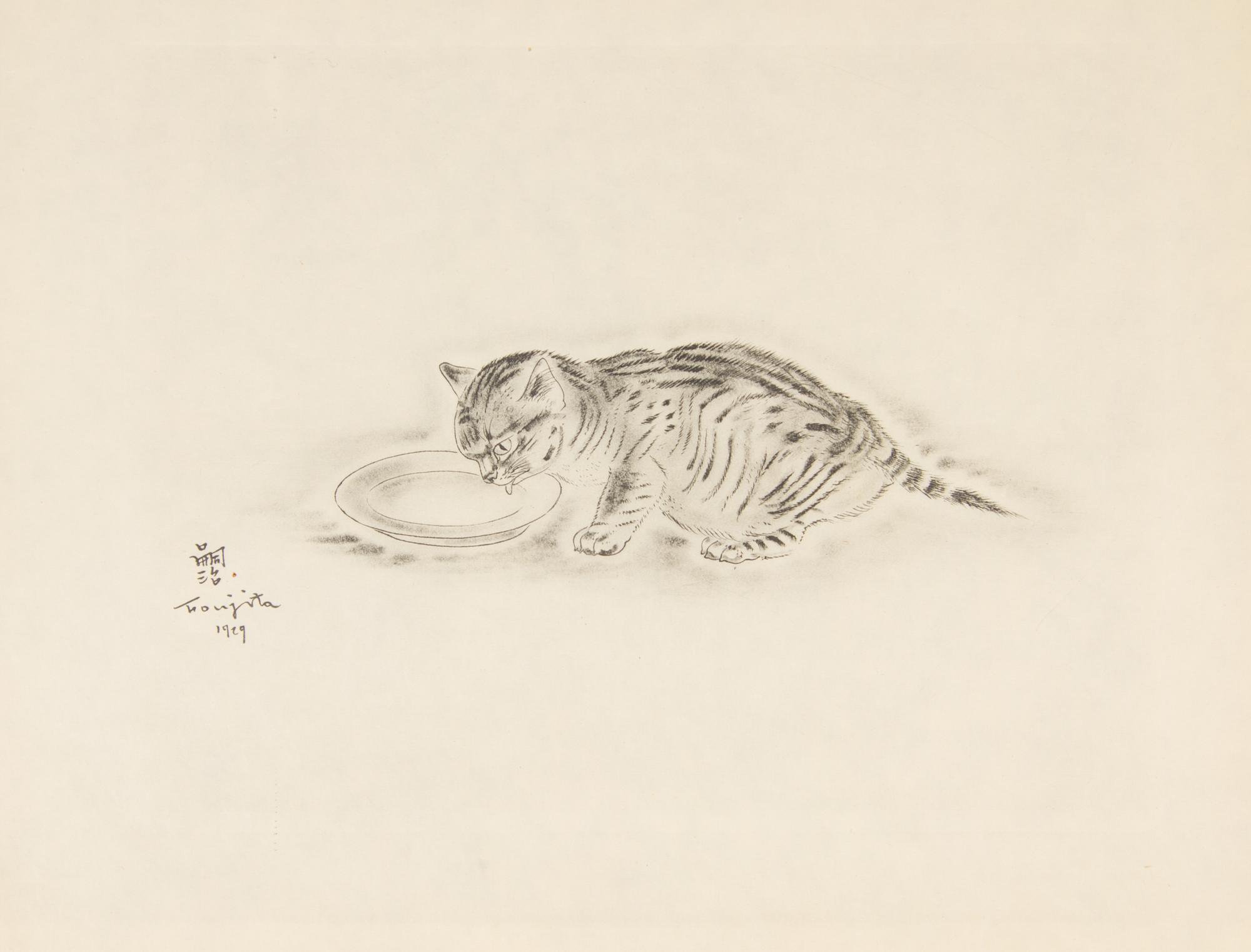 FOUJITA, TSUGOUHARA. 20 etchings from A Book of Cats. New York, 1930. One signed in pencil.