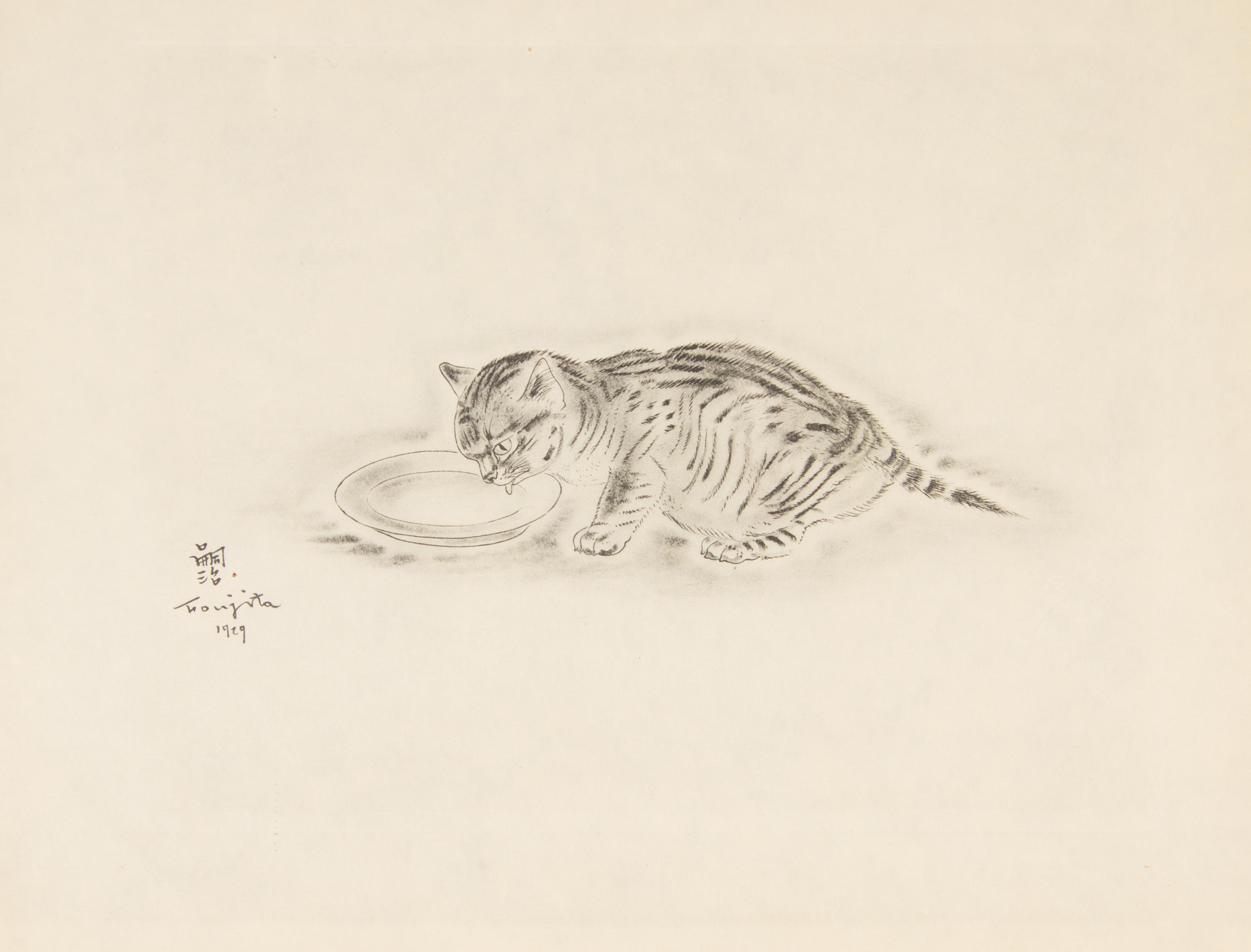 FOUJITA, TSUGOUHARA. 20 etchings from A Book of Cats. New York, 1930. One signed in pencil.