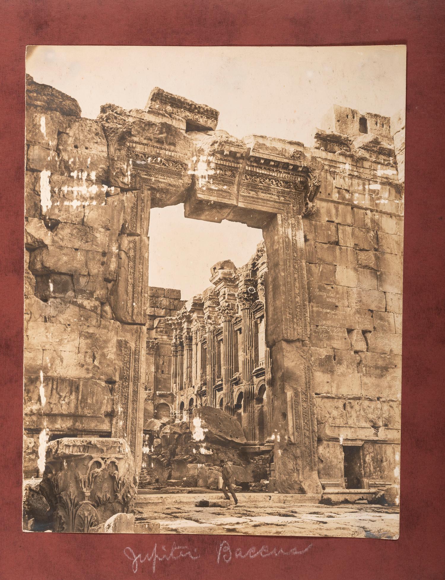 [EARLY PHOTOGRAPHY]. TEMPLE, C. Warren, photographer. Album containing photographs of the Holy Land. [Ca early 20th century].