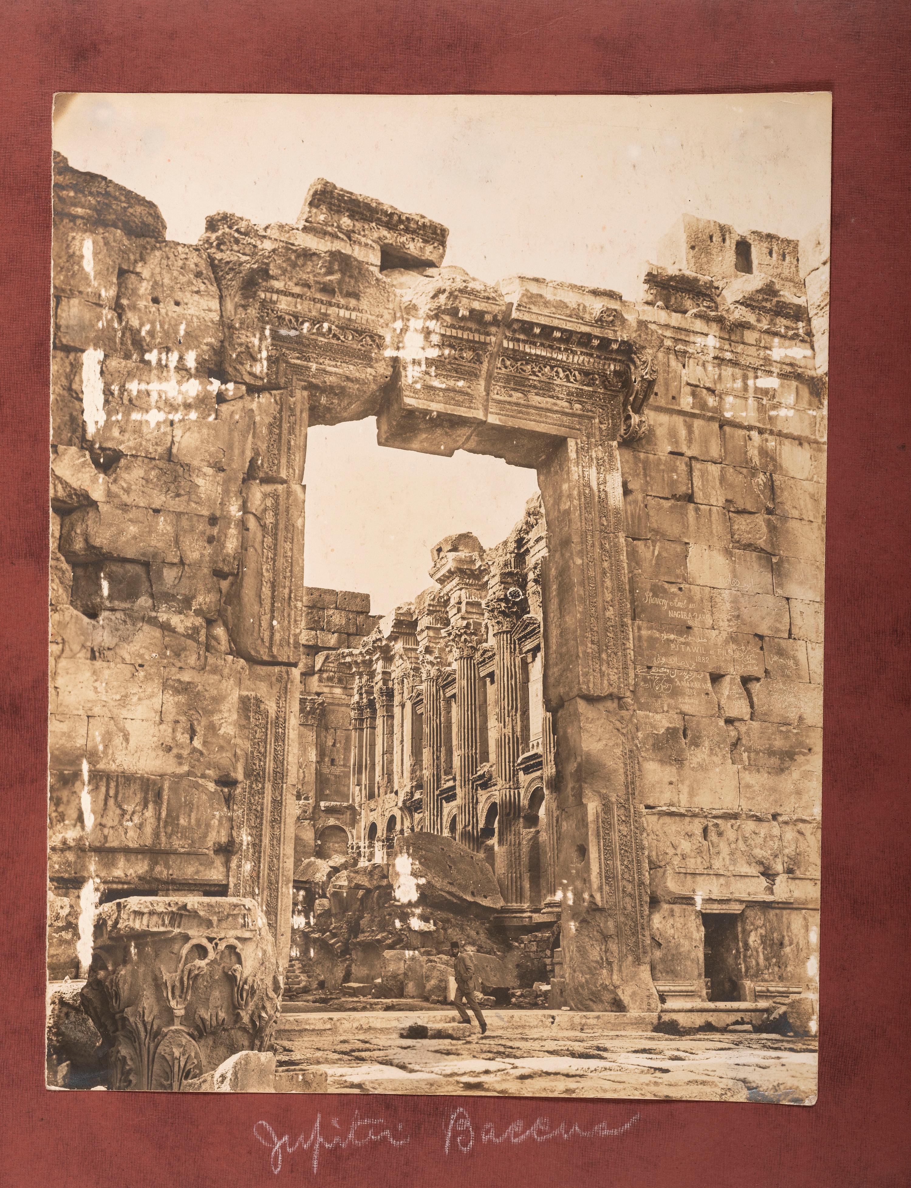 [EARLY PHOTOGRAPHY]. TEMPLE, C. Warren, photographer. Album containing photographs of the Holy Land. [Ca early 20th century].