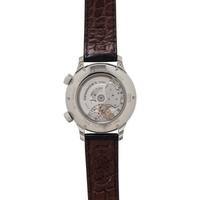 CHOPARD, STAINLESS STEEL 'L.U.C. TIME TRAVELER ONE' WATCH, BOX & PAPERS