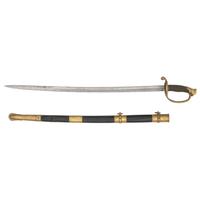 Ames Model 1850 Foot Officers Sword Presented to Capt. David Lamb - 31st New York Volunteers