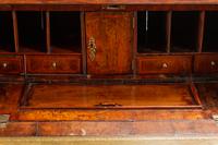 A George II Walnut Slant-Front Desk