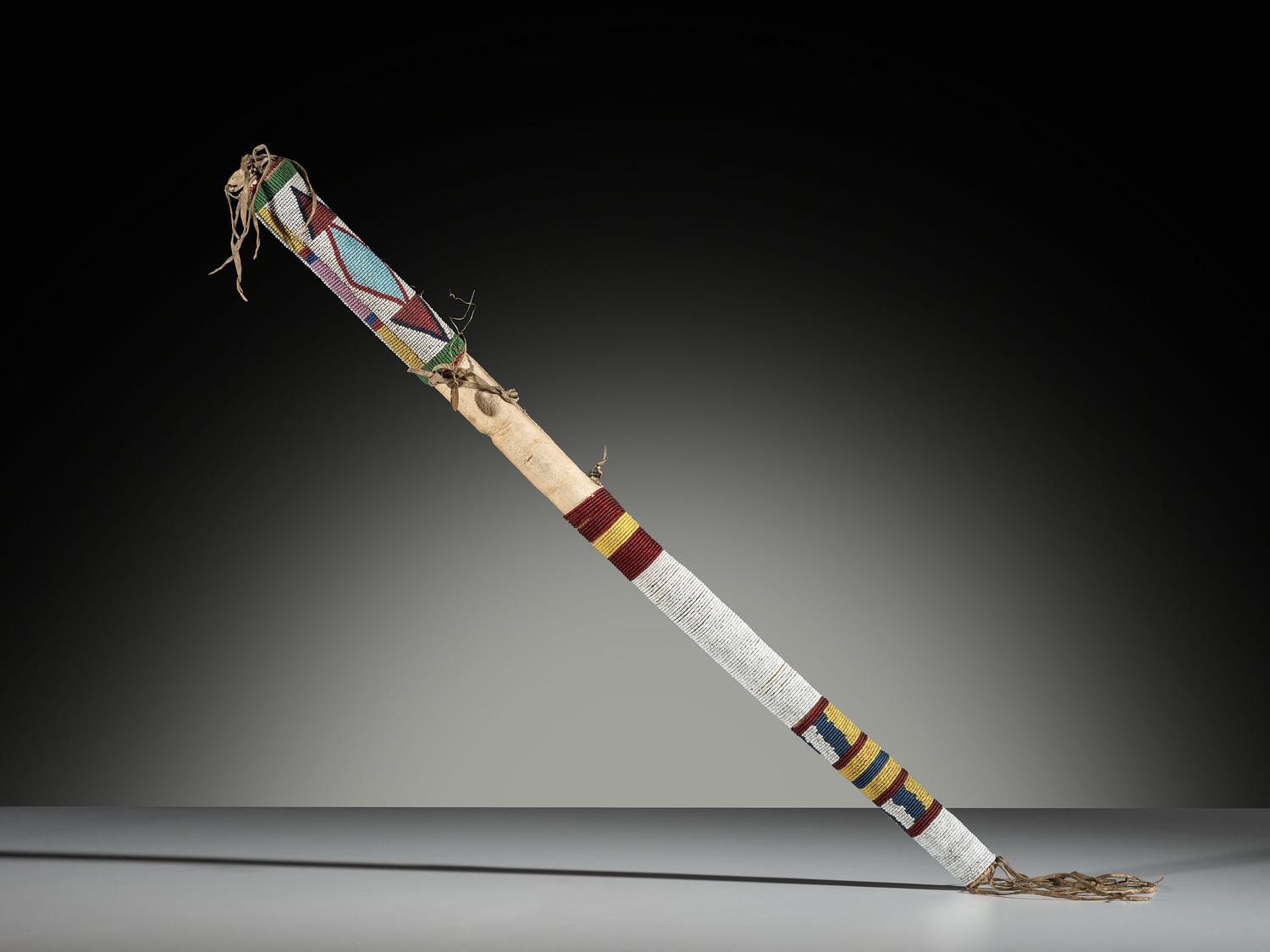 Blackfeet Beaded Pipe Stem Carrier