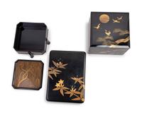 Three Japanese Lacquer Boxes