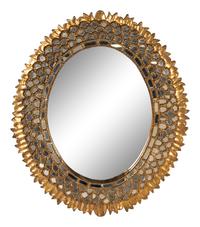 A Spanish Giltwood Mirror