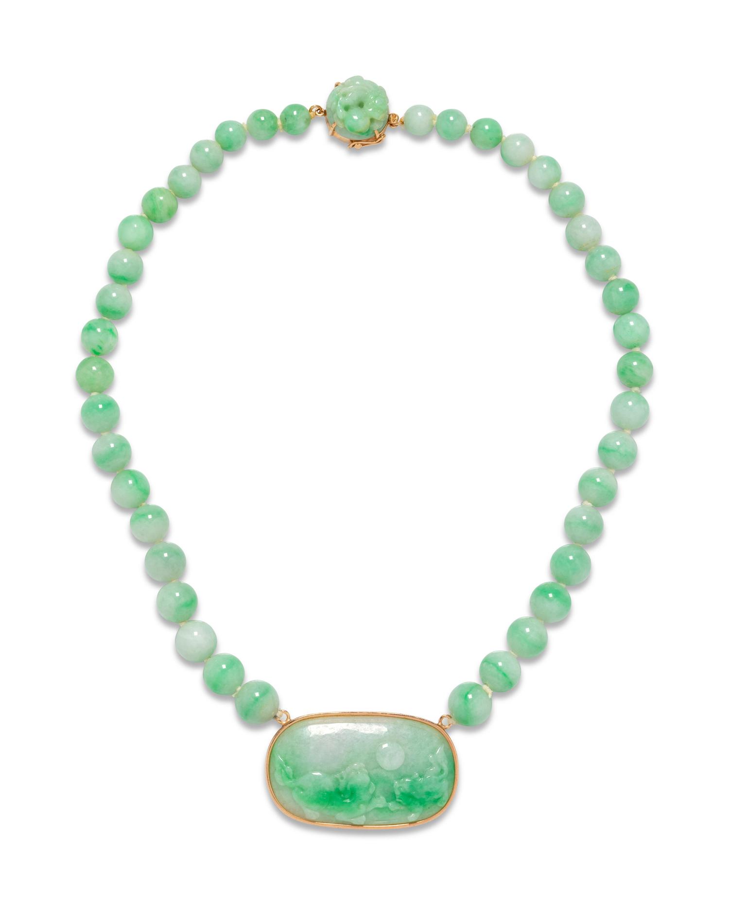 Green Jade Necklace