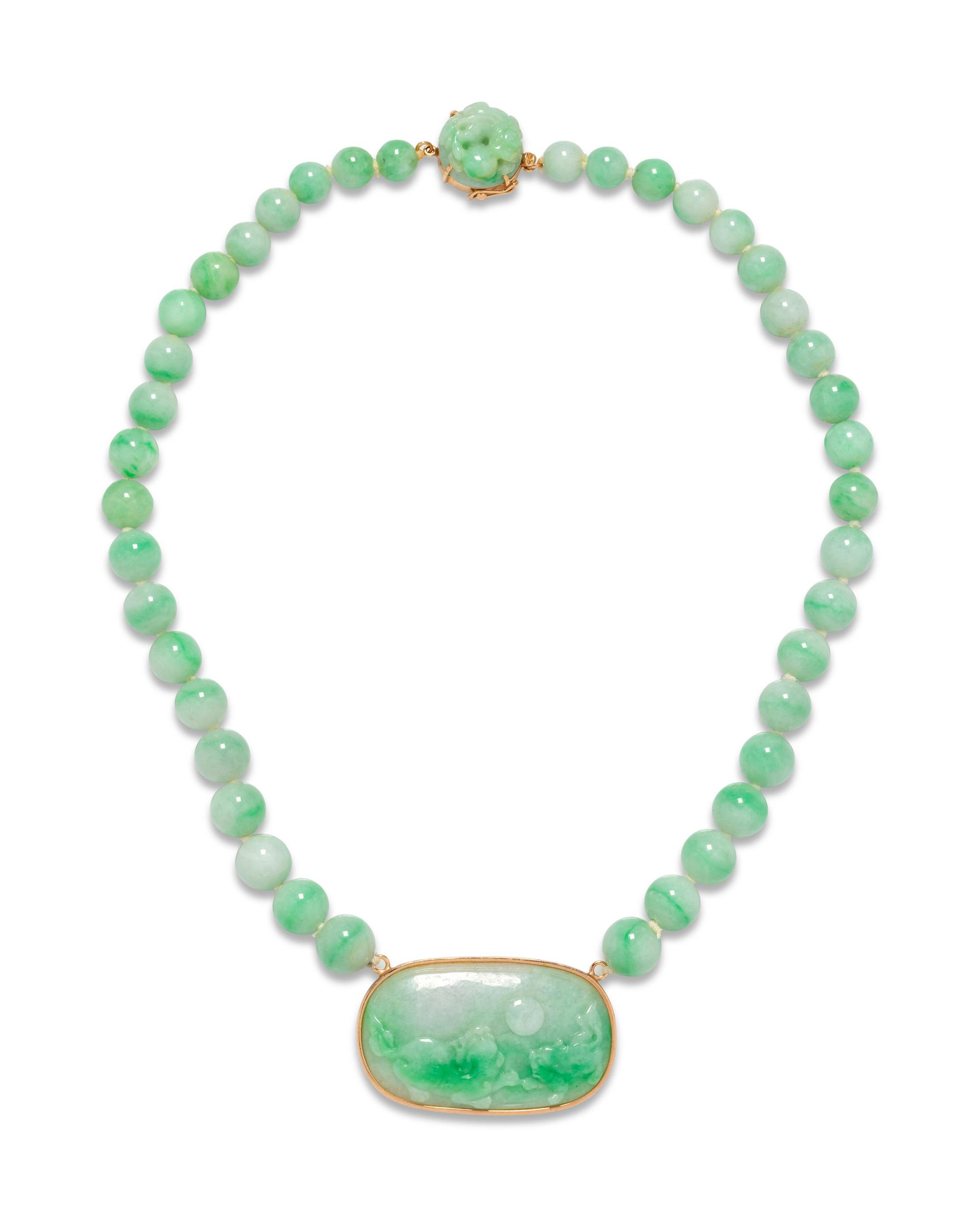 Green Jade Necklace