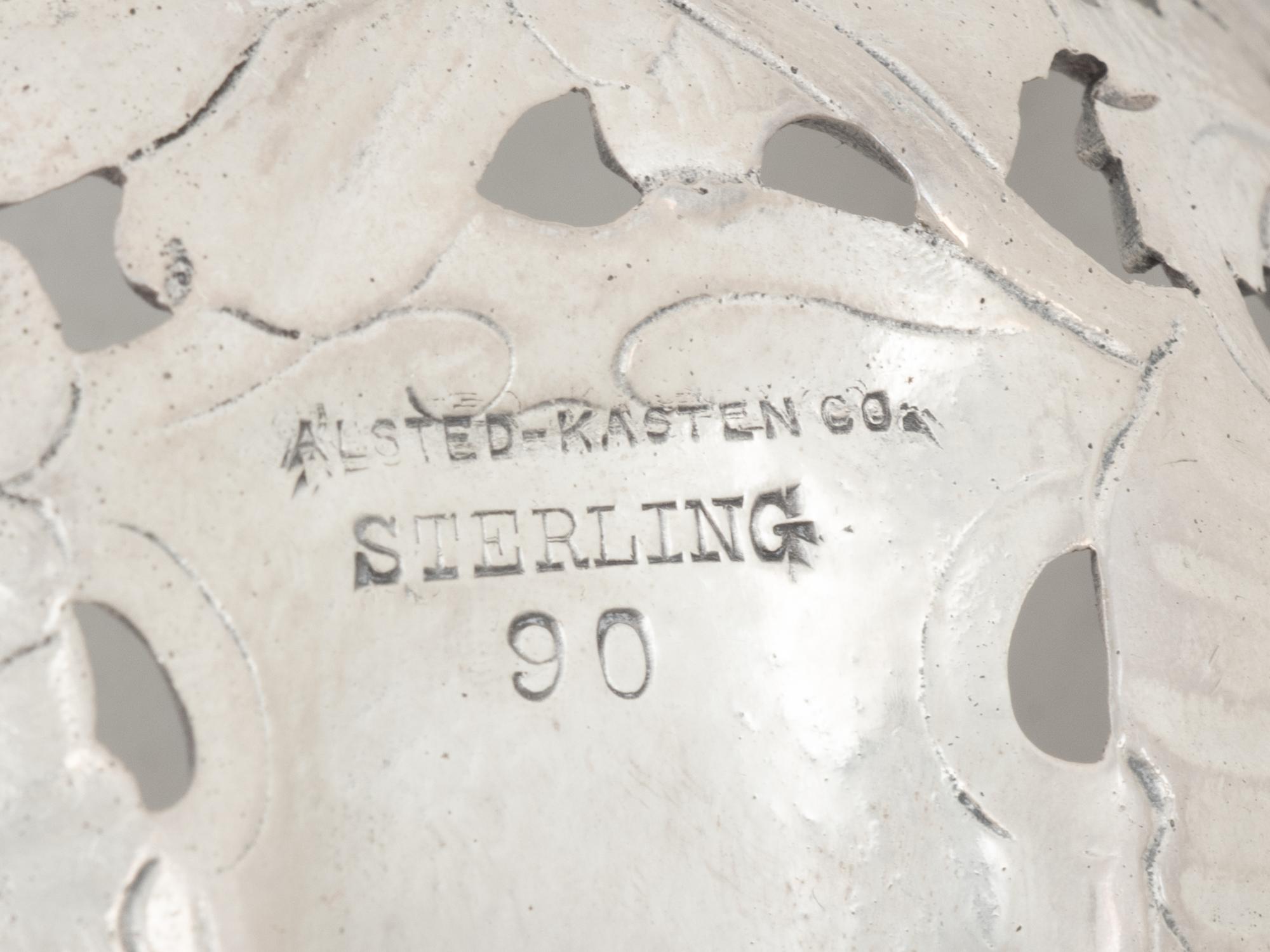 An American Silver Bonbon Server