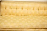 An Italian Style Louis XVI Style Painted and Parcel Gilt Settee