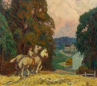 Carl Rudolph Krafft, (American, 1884–1938), Towards Home