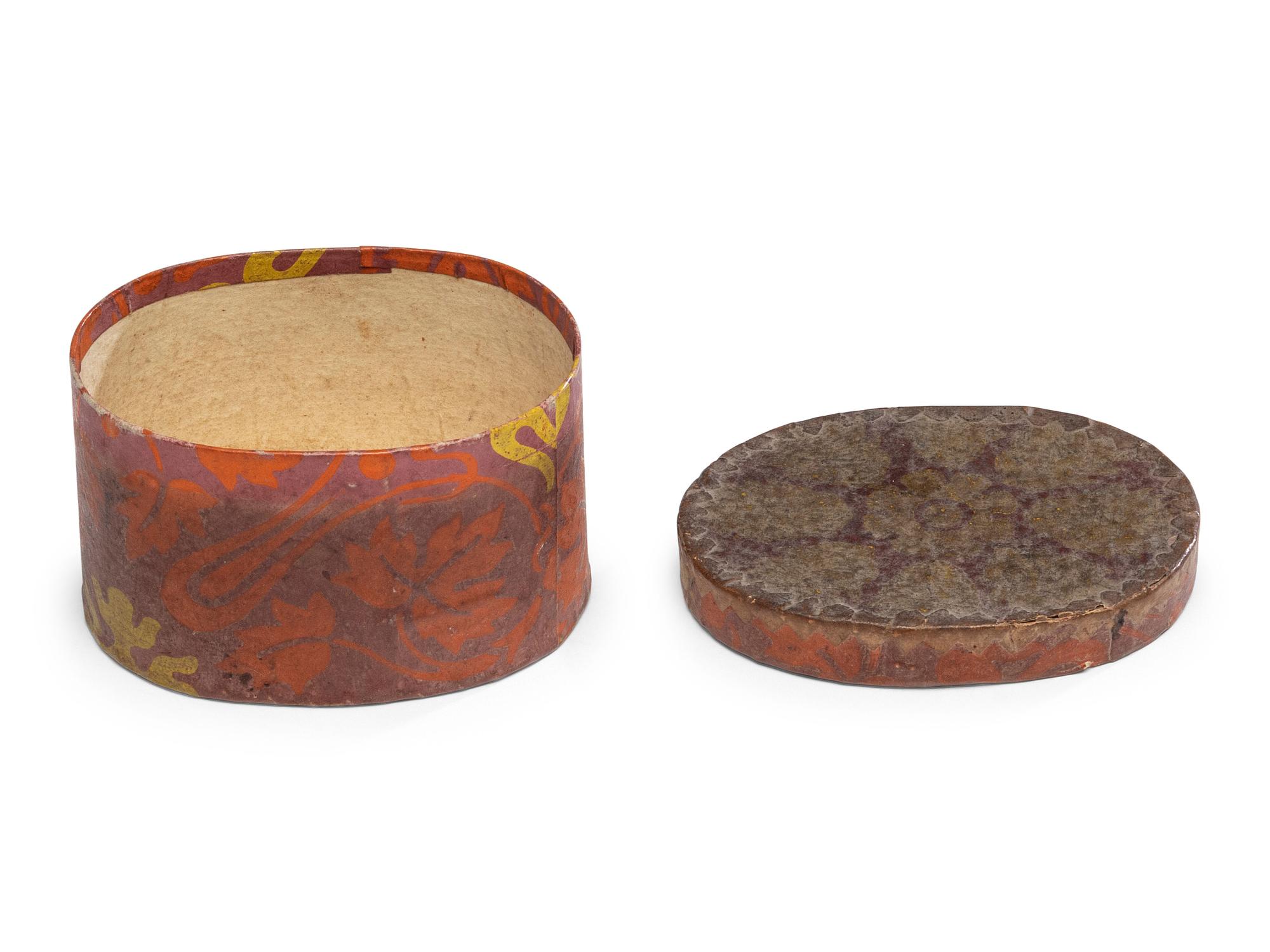 A Miniature Wallpaper Hat Box