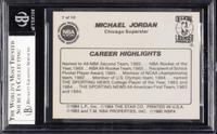 A 1986 Michael Jordan Star Set Career Highlights Card No. 7 (BGS 9 MINT)
