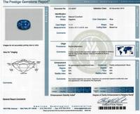 UNHEATED BURMESE SAPPHIRE AND DIAMOND RING