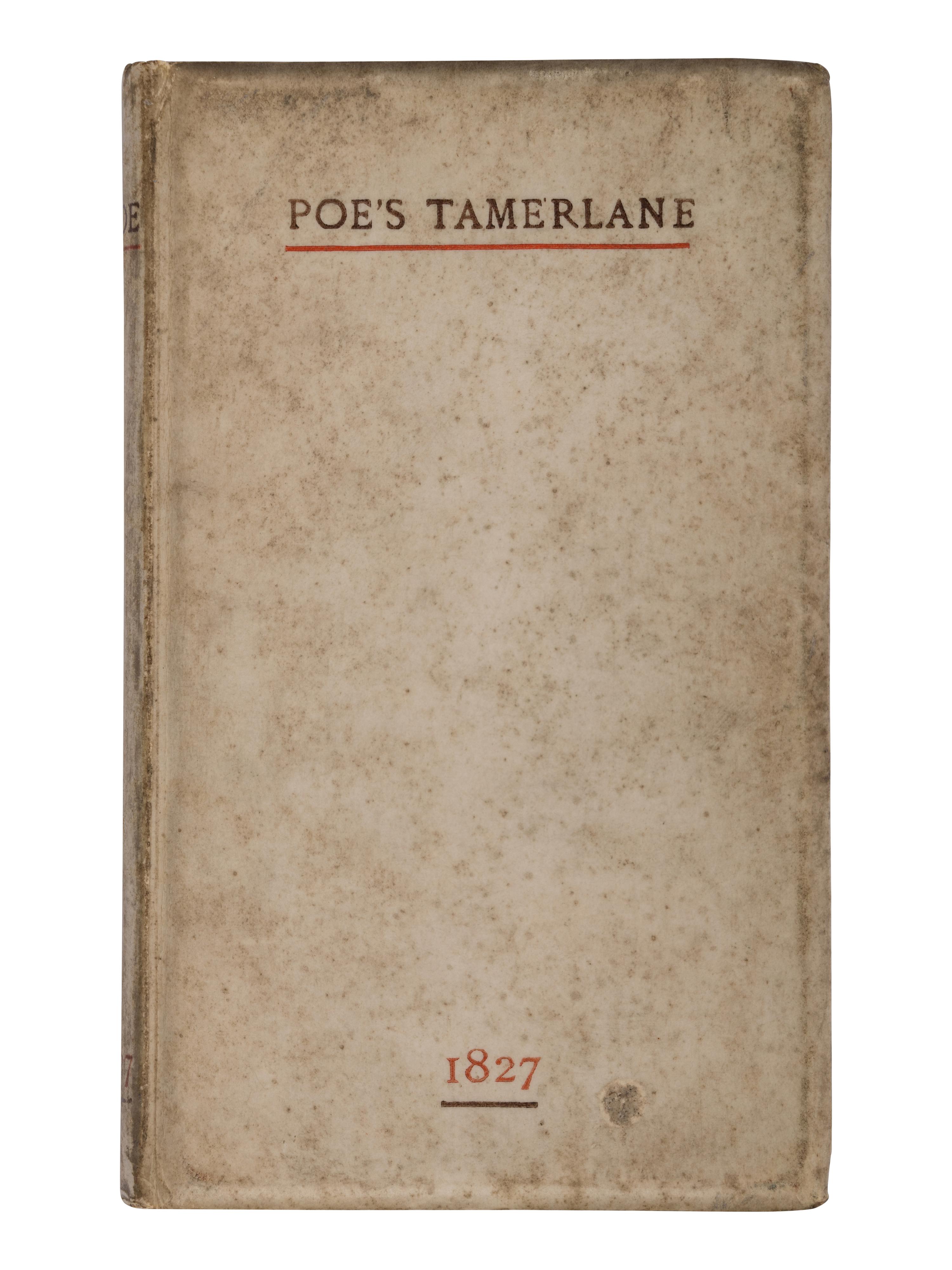 POE, Edgar Allan (1809-1849). Tamerlane and Other Poems. London: George Redway, 1884.