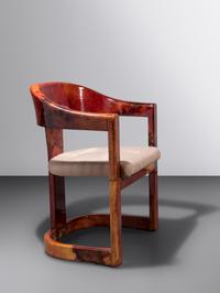 Set of Six Onassis Chairs Karl Springer Ltd., USA