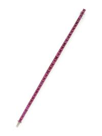 BURMESE RUBY AND PLATINUM BRACELET