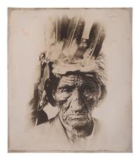 [NATIVE AMERICANS]. 3 photographs, incl. Minnesota Leech Lake Elder John Smith, AKA "Wrinkled Meat"