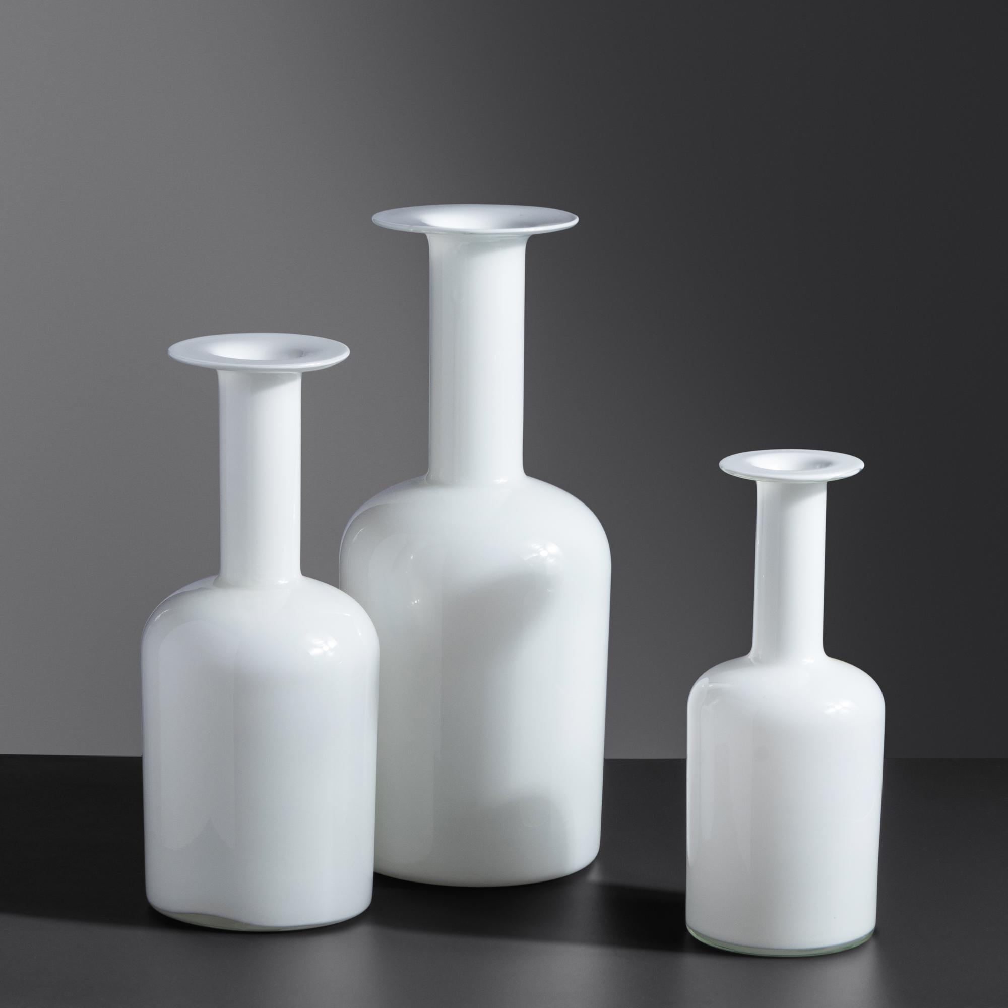 Collection of Three Vases from the Gulvvase Series Kastrup-Holmegaard, Denmark