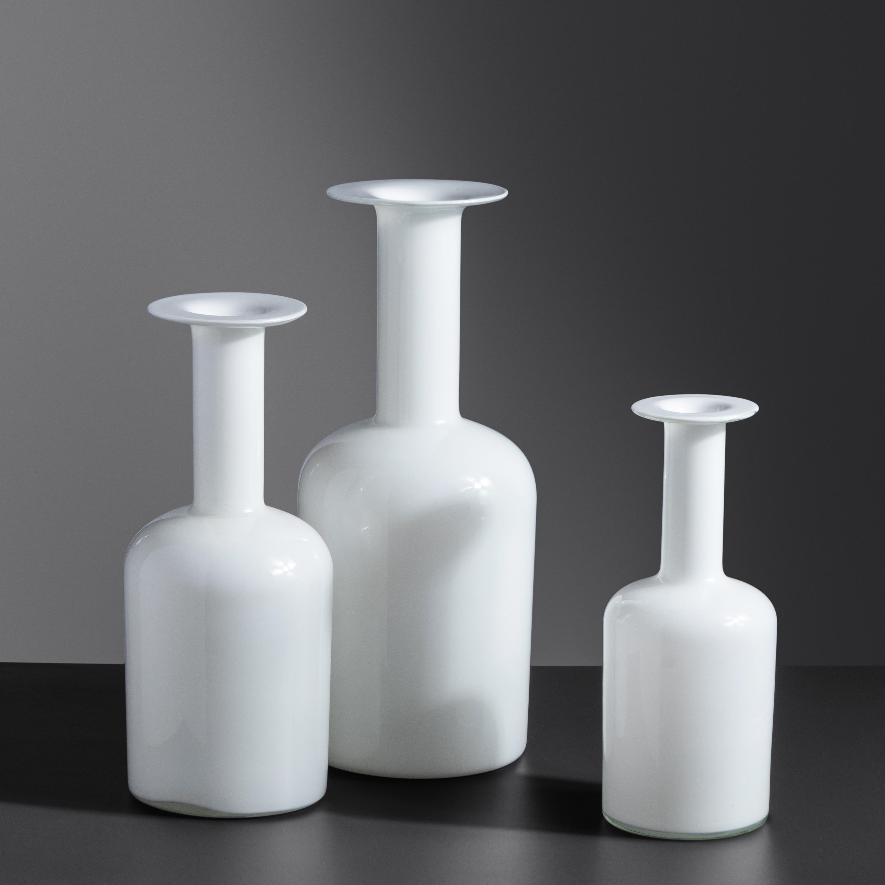 Collection of Three Vases from the Gulvvase Series Kastrup-Holmegaard, Denmark