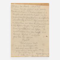 The Blowsy Angel Artist A Fraktur birth and baptism record for Elizabeth Hoff, dated "1785-1786"