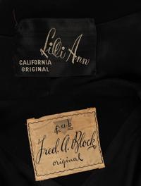Two Black Suits; Lilli Ann & Fred A Block, 1940s